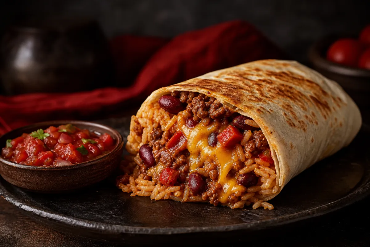 Burrito z chili con carne