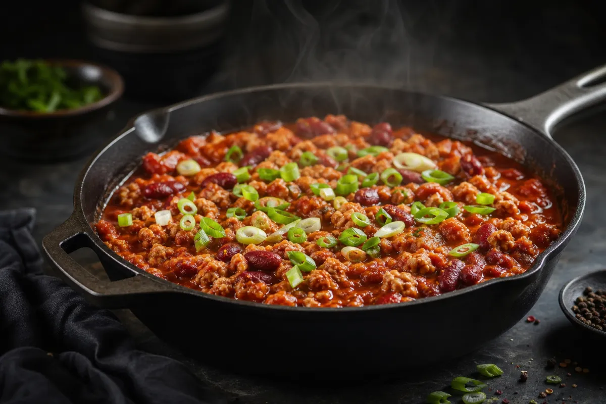 Chili con carne med kycklingfärs