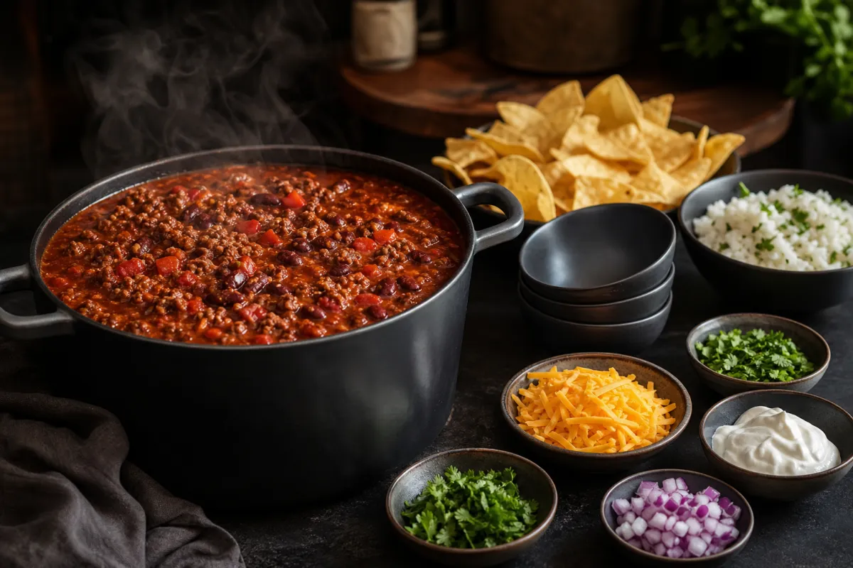 Chili con carne för många