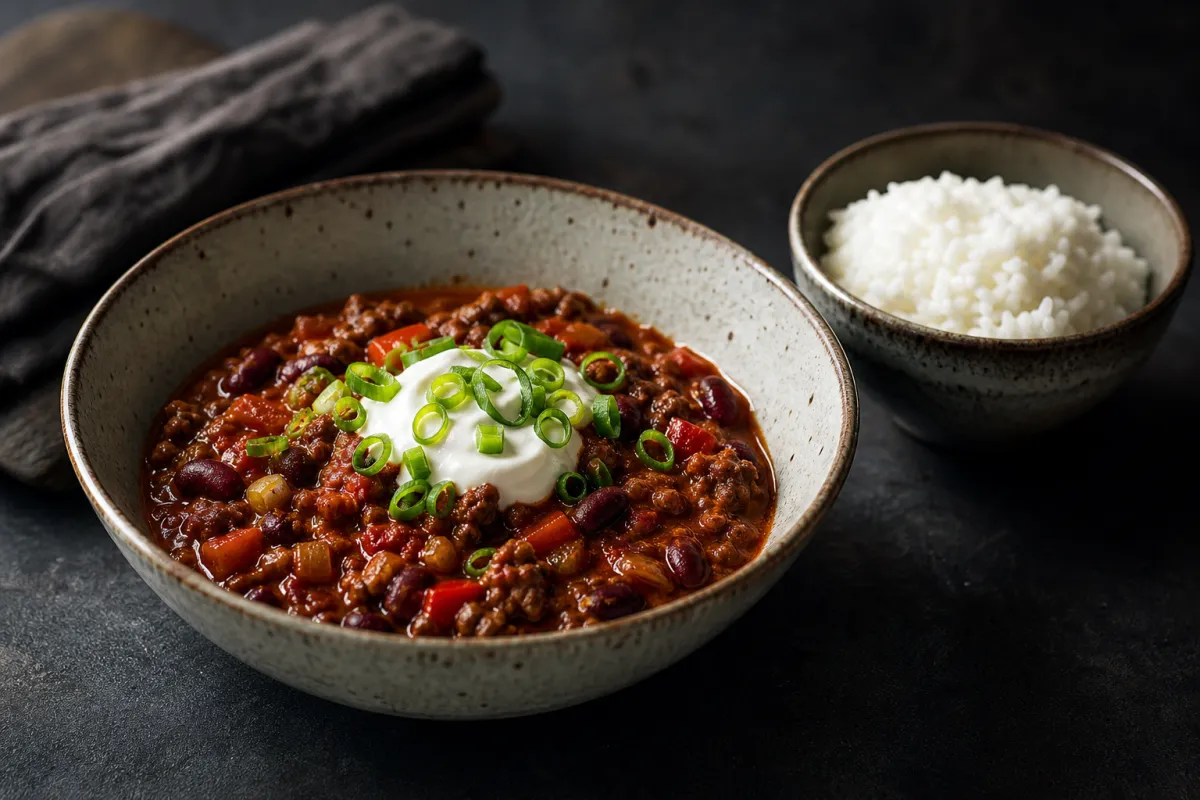 Chili con carne – mustigt recept med nötfärs och bönor