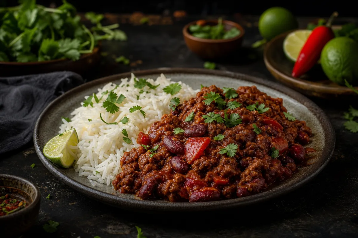 Chilli Con Carne with Rice